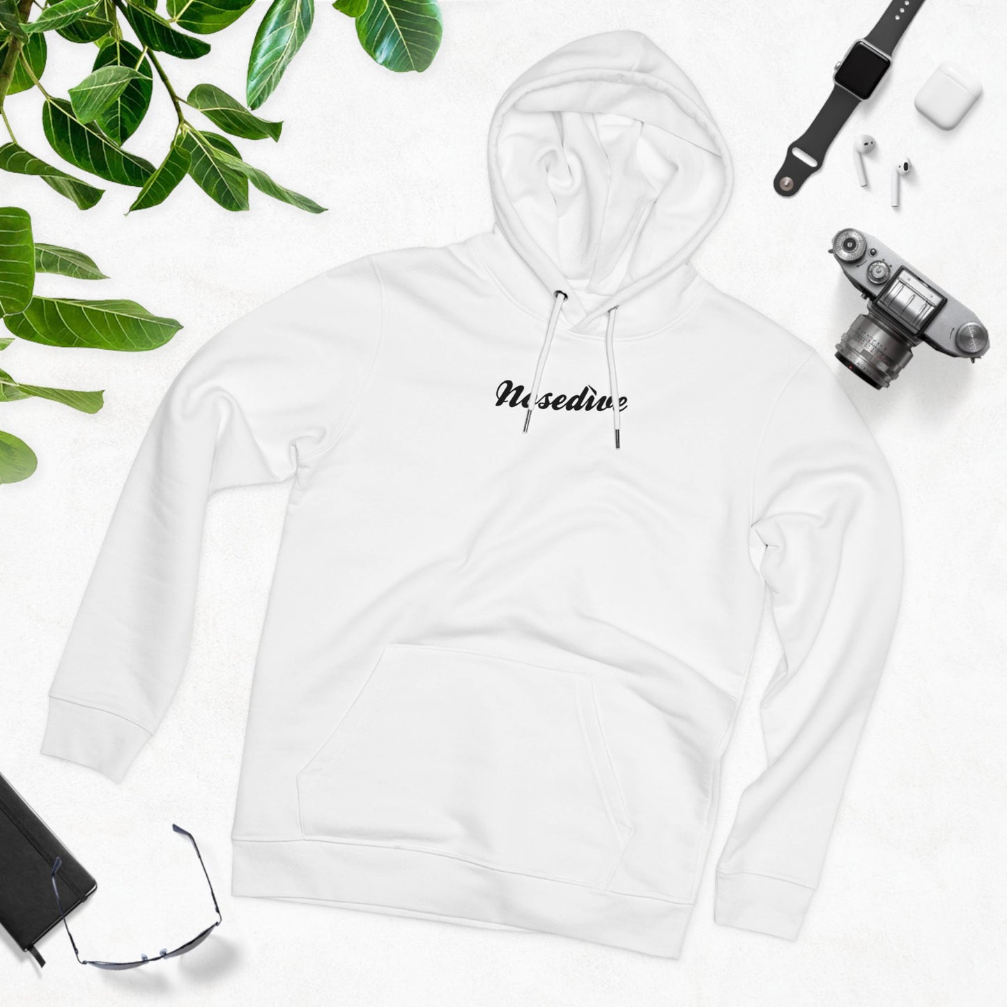 Nosedive Simple Hoodie 85% Bio-Baumwolle, 15% recyceltes Polyester – Unisex