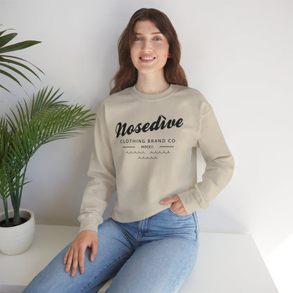 Nosedive Sweatshirt 100% ethisch angebaute US-Baumwolle – Unisex