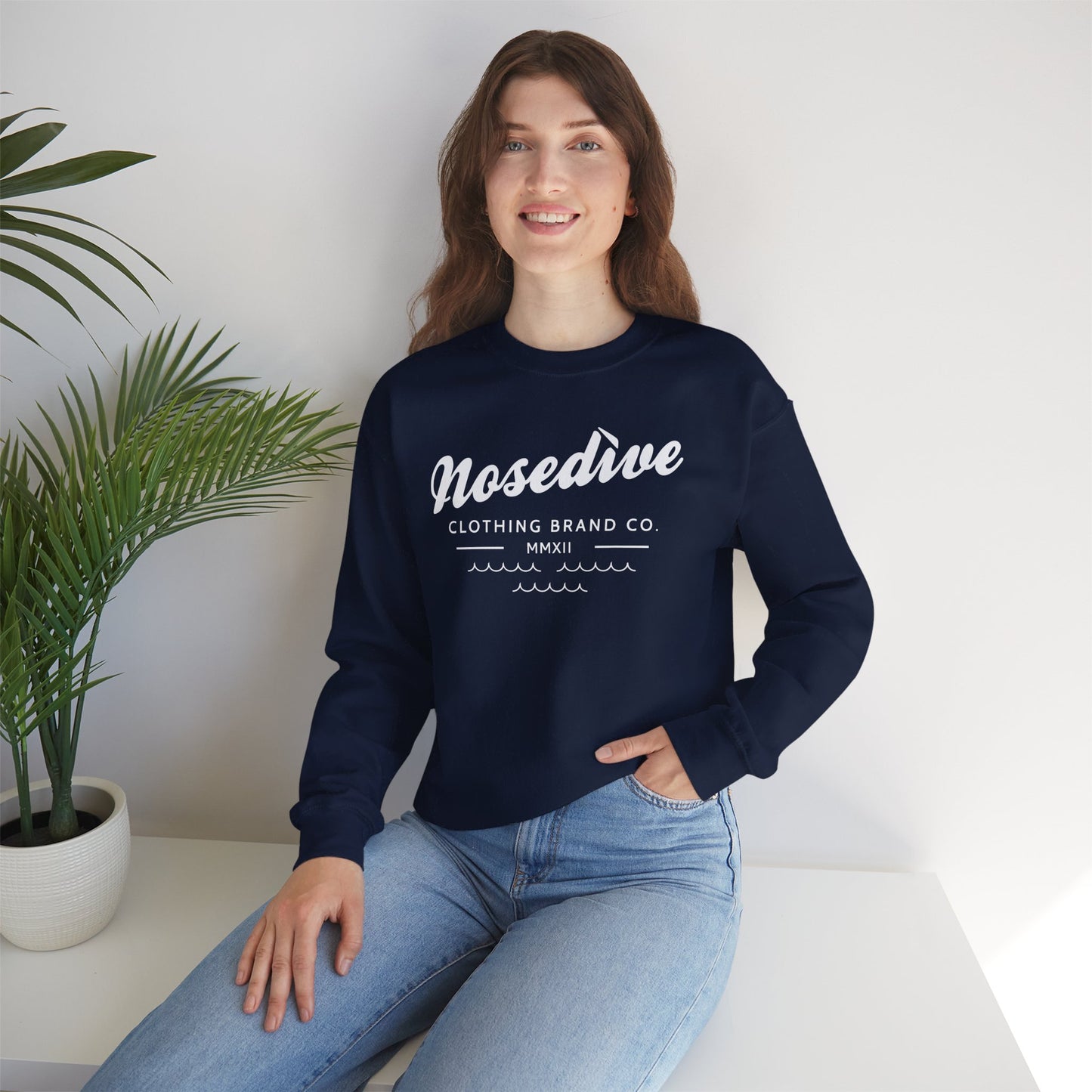 Nosedive Sweatshirt 100% ethisch angebaute US-Baumwolle – Unisex